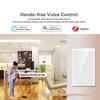 US Standard Zigbee Smart Glass Switch with Alexa Voice Control, App Support, and Customizable Single Zero Fire Switch