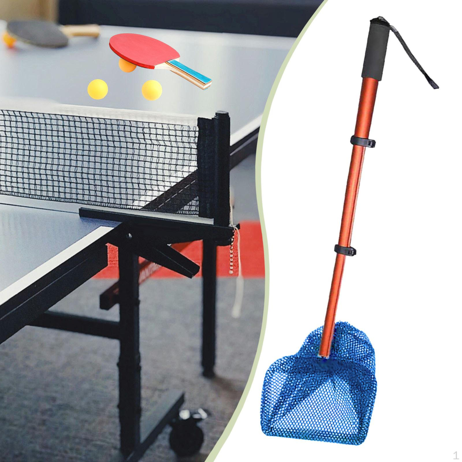 Телескопический Сачок Сборщик Мячей для Настольного Тенниса Pong Collector Регулируемая Длина Портативный Раскладной