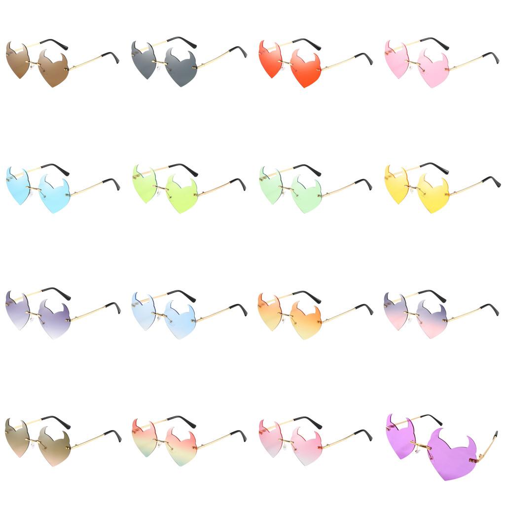 Trendy Stylish Irregular Sunglasses For Parties And Festivals With Uv380 Protection