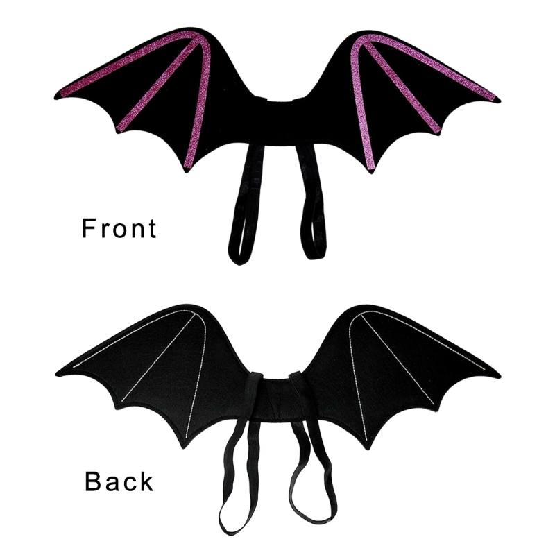 Halloween Fledermausflügel Fledermaus Verkleidung Kostüm Zubehör für Mädchen Frauen Kinder Geburtstag Halloween Weihnachten Maskenbälle Cosplay