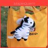 Plush Zebra Toy With Pp Cotton Filling For Children Kids Gift Or Backpack Decor