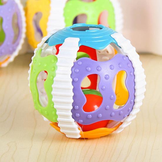Neugeborenen Schütteln Glocke Spielzeug Hohl Ball Form Mehrzweck Silikon Baby Rassel Zahnen Spielzeug für Kleinkinder
