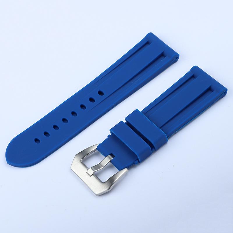 Silicone Watch Band for Panerai Strap Rubber Bracelet 22mm 24mm 26mm Men Women Sport Replacement Watch Band for Omega Belt