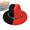 European and American Retro Trend Metal Performance Top Hat Fashion Autumn and Winter Jazz Hat Versatile Western Cowboy Hat