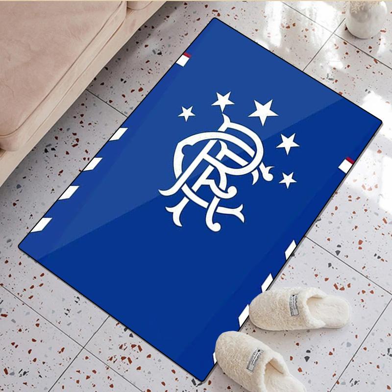 1Pc Rangers Football Club Print Rug - Home Decoration Carpet For Living Room Bedroom Flooring Computer Chair Area Rug