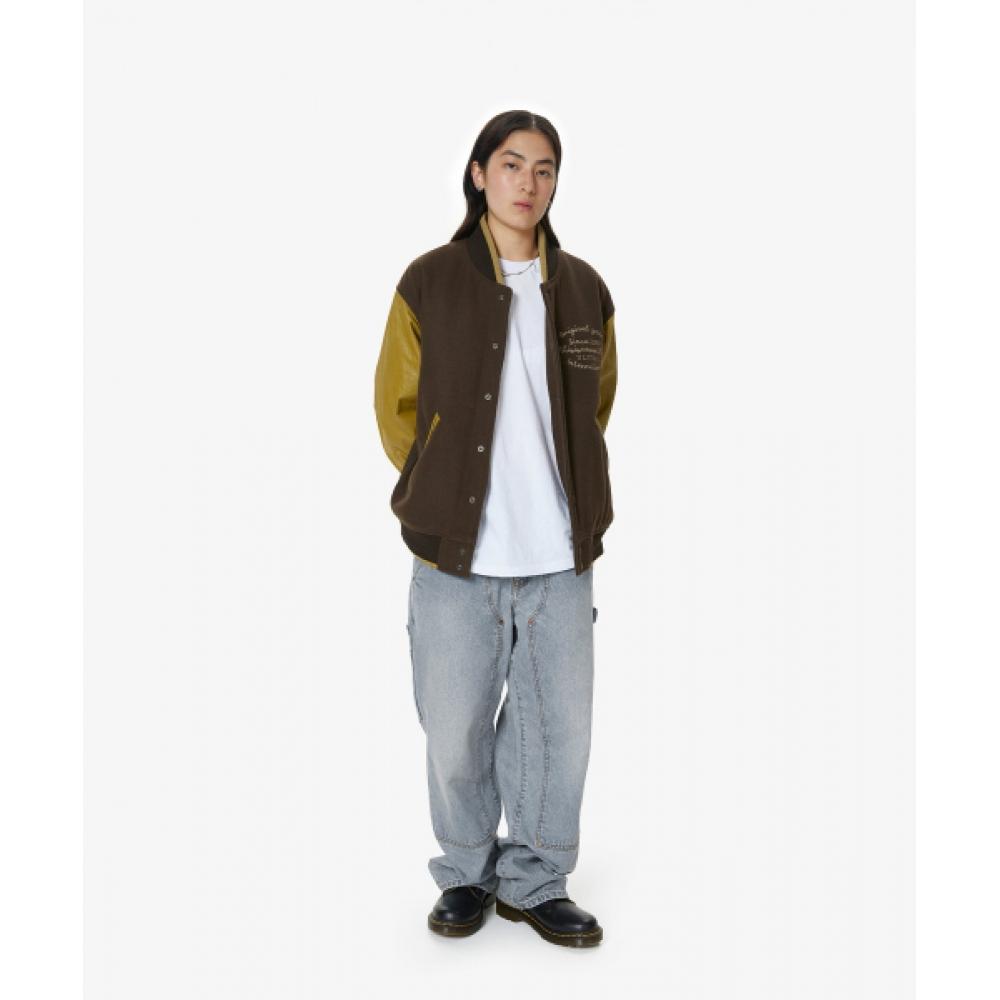 Thisisneverthat Ultras Varsity Jacket Brown