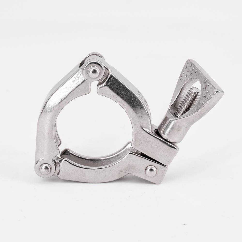 

1.5 2 2.5 3 3.5 4 4.5 Tri Clamp 304 Stainless Three Section Sanitary Tri-Clamp Fitting For Homebrew Beer 1.5 inch