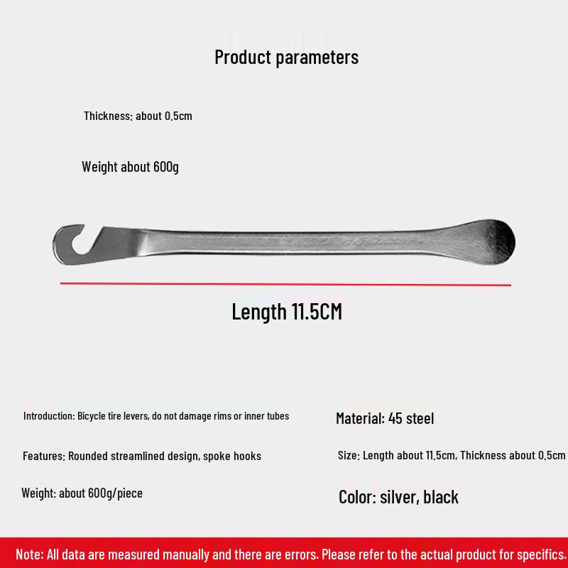 Metal Bike Tire Levers for Easy Tire Removal