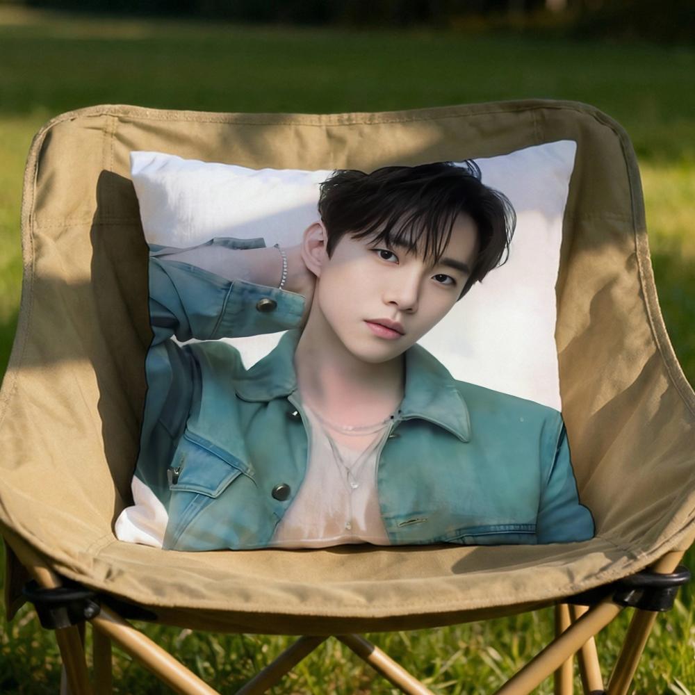 Kpop Lee JJunho Cushion Cover Soft Reversible  Durable Pillow Cover  MultiScene Use for Home  Car Daily Comfort