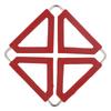 Silicone Trivet Mat Stainless Steel Hot Pot Holder NonSlip Coasters Heat Insulation Bowl Mats Foldable Table Pad