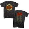 ZZ Top Tour USA 1990 T-shirt da Uomo Logo Vintage Band Rock Album Concerto Merch