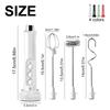 Kitchen Powerful Milk Frother Wand Handheld Drink Mixer Electric Whisk Foam