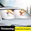 Car Windshield Sun Shade Cover Visor UV Protection Shield For Tesla Model 3 Model S Model X Model Y Roadster SpaceX Accessories