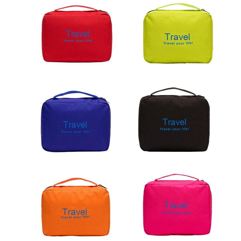 Haken-Typ Kosmetik-Toilettenartikel-Tasche Oxford-Gewebe Aufbewahrung Waschtasche Tragbare Hängende Toilettenartikeltasche Zuhause