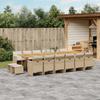 Vidaxl 17-Cz. Garden Furniture Set With Cushions, Beige, Poly Rattan