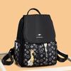 Schoolbag Backpack Women's 1011 New Leisure Bag Versatile Trend Korean Edition Printed Large Capacity Outdoor Travel Women's Backpack