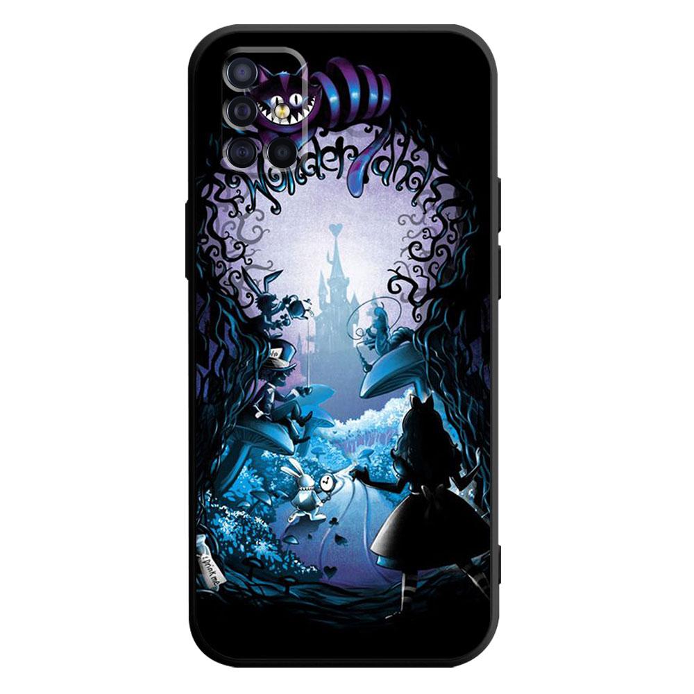 

Силіконовий чохол для телефону Samsung Galaxy A71 A30 A01 A04 A03 A20e A20s A51 A70 A40 A10 A50 A20 Аліса в країні чудес Чеширські коти Samsung A01
