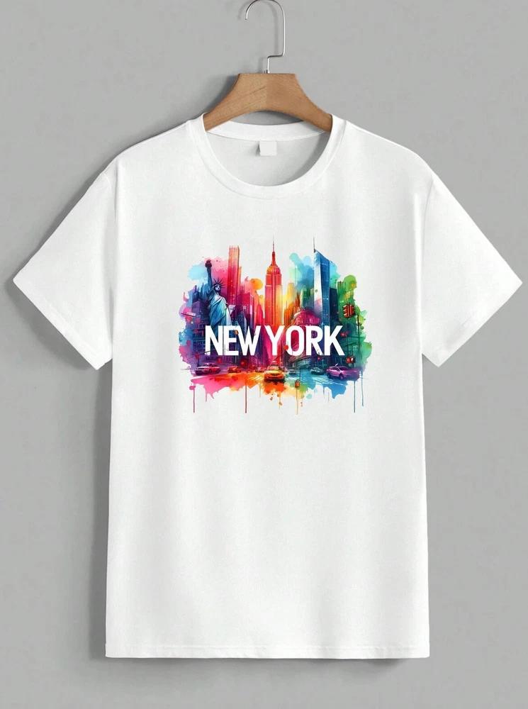 New York City Skyline NYC Statue Liberty Souvenir T‑Shirt