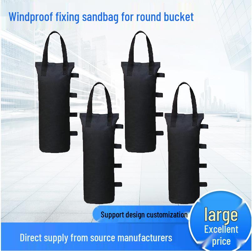 Outdoor Four-Corner Tent Windproof Sunshade Sandbag Base - Customizable Logo Available