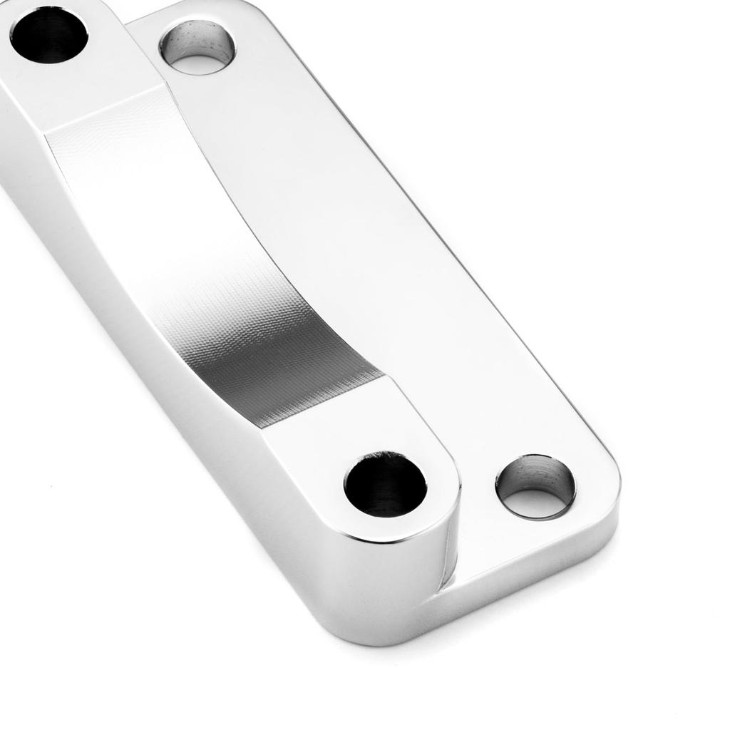 Wsays Touring Front Fender Riser Relocator Spacer Kit 20mm Lift Adapter Chrome for Harley