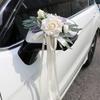 Artificial Flower Bouquet Romance Wedding Car Rearview Decoration And Celebration Venues Layout Setting Flower Decors