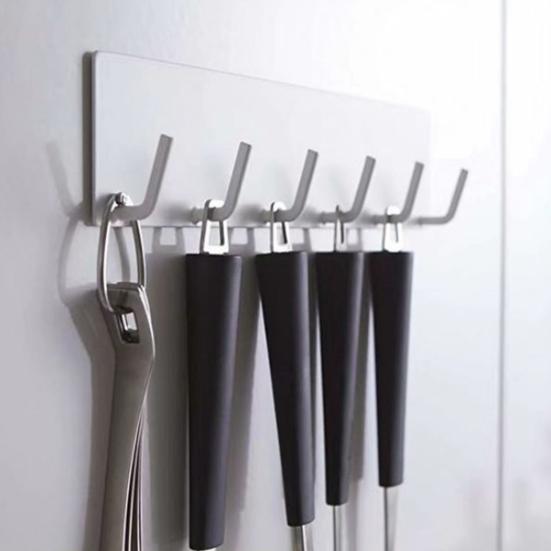 

Magnetic Suction Hook Nail Free Refrigerator Large Row Hook Kitchen Towel Cloth Hanging Hook Home Supplies