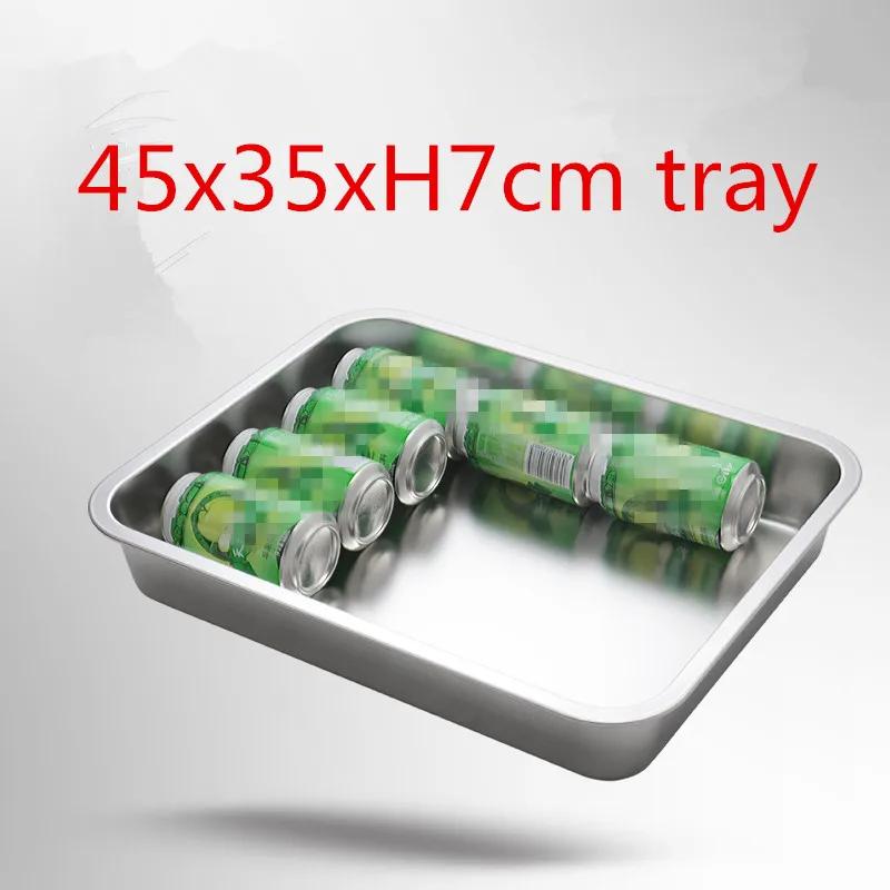 Square 304 Stainless Steel Circular Hole Rectangle Vegetable Fruit Washing Kitchen Utensil Colander Kitchen Sink Wash Basket