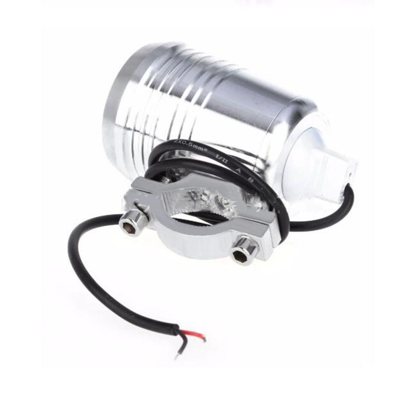 Pair 12V Motorcycle Spot Fog Light Waterproof 30W LED Headlight  U2 Laser Front Lamp White Day Light Motorcycle Accessories
