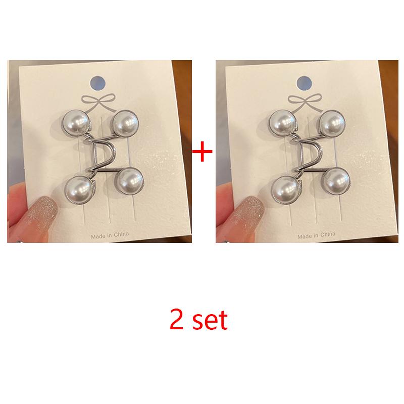 Spille in metallo per pantaloni e gonne da donna, jeans, clip per vita regolabile, accessori per abbigliamento, cucito, set di spille da donna, spille per stringere la vita