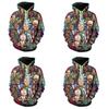 Mode Neu Damen Herren Rick Und Morty 3D Druck Lässig Hoodie Sweatshirt Oberteile