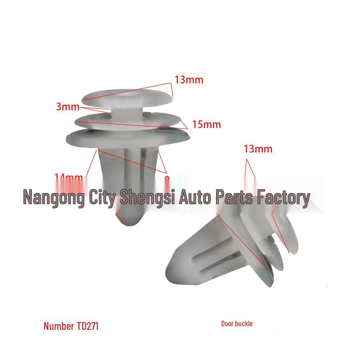 

Honda, Mazda, Nissan, Suzuki, Changhe, Edsel, BYD Car Door Panel Buckles: Compatible Accessories 10,000 Units