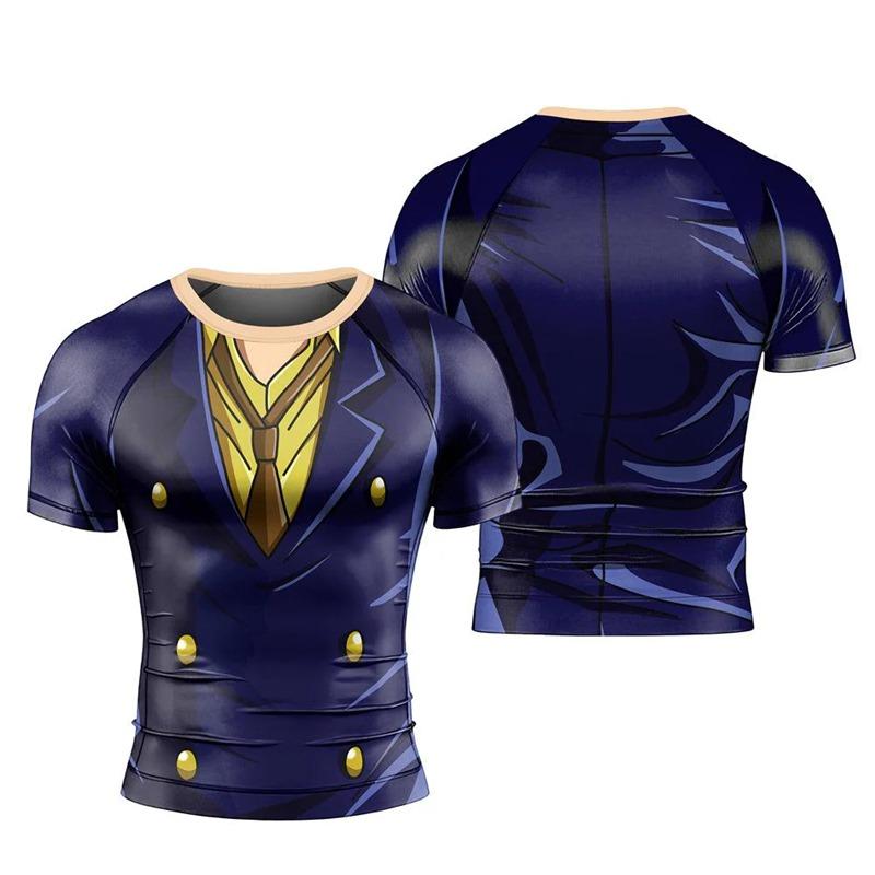 2026 New Trend Men's T Shirt Fashion Muscular Man Graphic 3D Print Cartoon Anime Cosplay T-shirt Tee Short Sleeve Children's Top