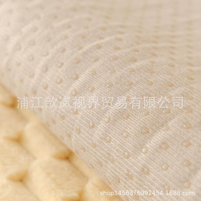 Plush Sofa Cushion Autumn And Winter Thickened Warm Non-Slip Seat Cushion Modern Living Room Leather Sofa Cover Cloth Towel