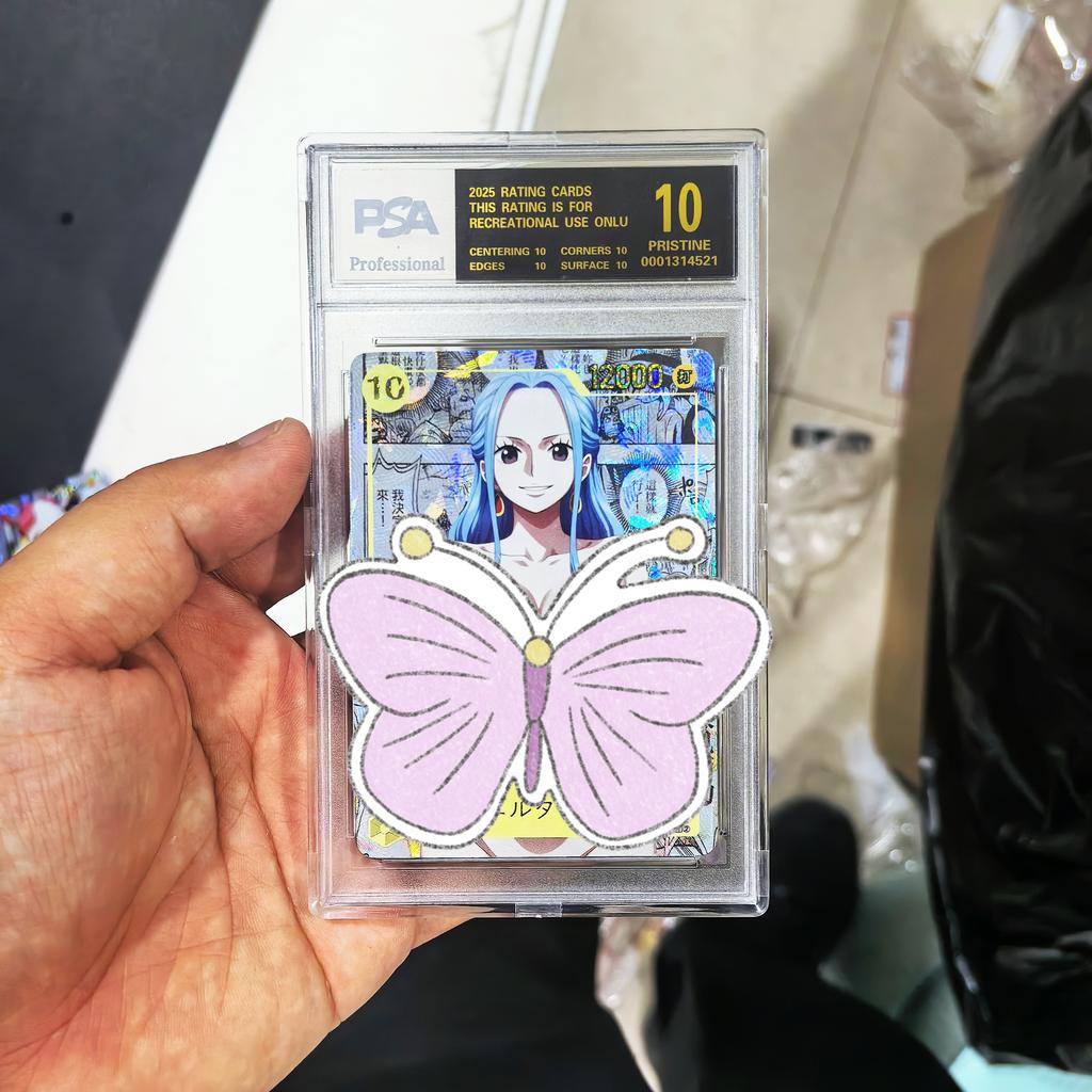 DIY One Piece Self Control Collect Signature Trading Flash Card Anime Cartoon Gift OPGC PSA10 Collectible