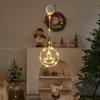 LED Christmas Decorative Lights Hanging Lights Window Holiday Decoration Ambience Remote Control Battery Box Circular String Lights