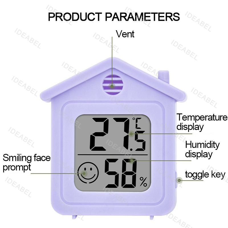 Mini Binnenthermometer LCD Digitale Temperatuur Kamerhygrometer Gauge Sensor Vochtigheidsmeter Binnenthermometer Temperatuur