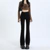 Spring High Waist Slim Stretch Retro Flared Pants