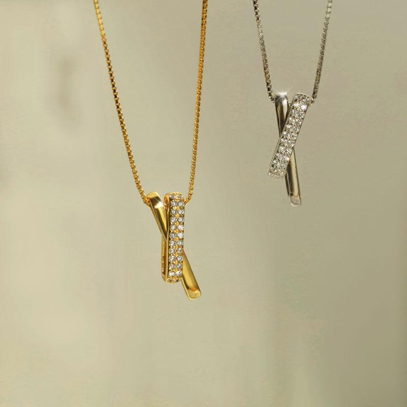 Linked Necklaces Are Cold and Individualistic Women's Simple Collarbone Chains Light Luxury Niche Temperament