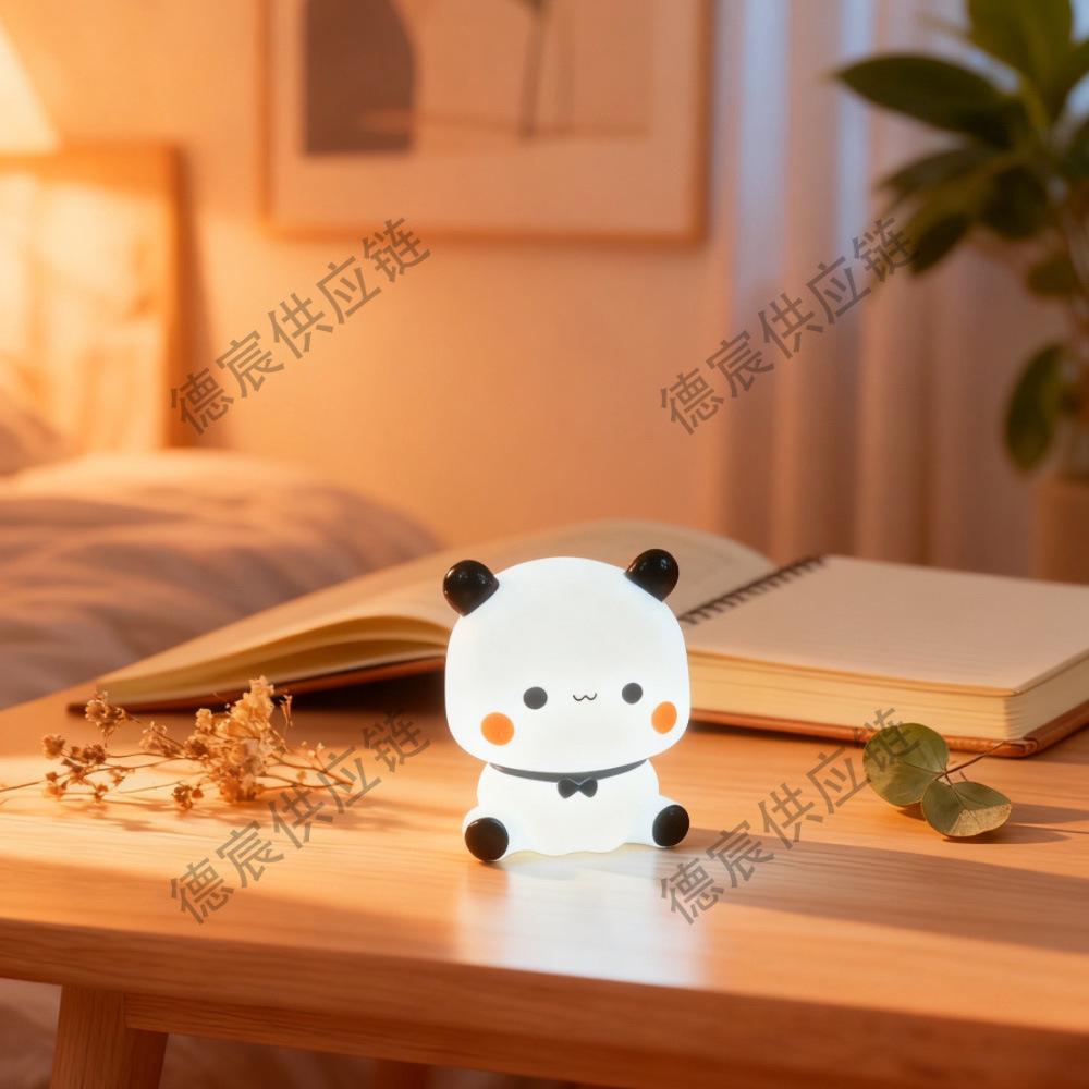 Panda Gel Night Light: Creative Atmosphere Lamp - Perfect Festival & Birthday Cartoon Gift