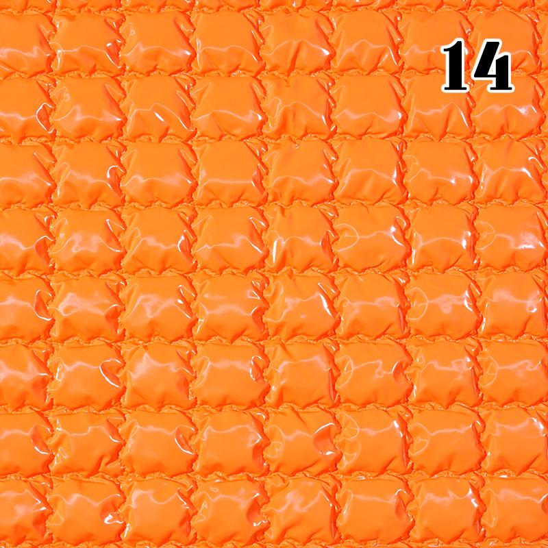 Waterproof PU Polyester Quilting Fabric Shiny Embossing Cotton-padded Fabric For Sewing Jacket Bags Furniture Upholstery