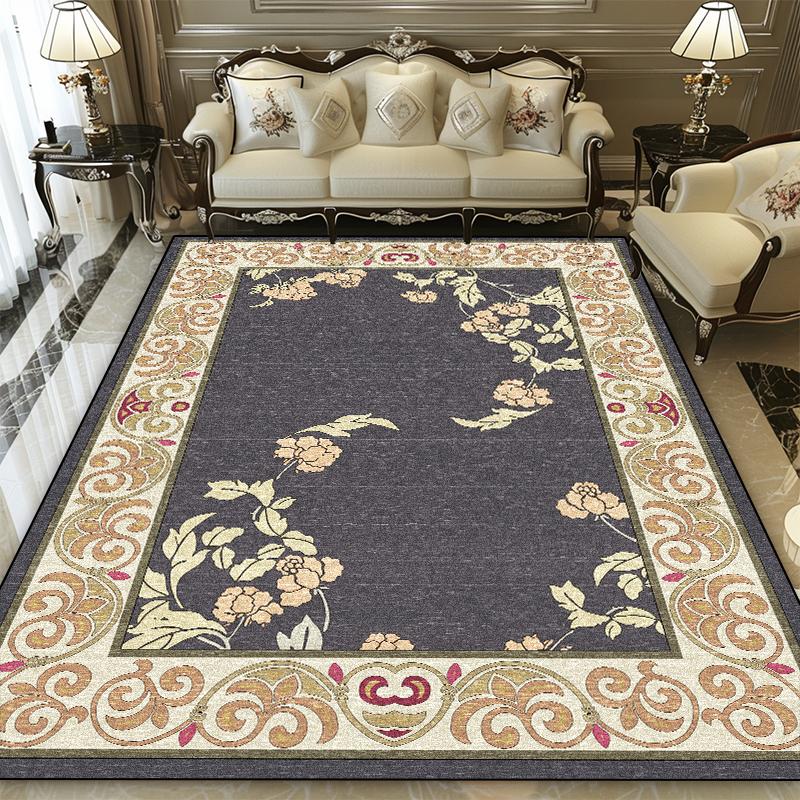 

Chinese Style Tradition Carpet Living Room Printing Decoration Washable Soft Large Rugs Lounge Non-slip Customizable Foot Mats 60*90cm