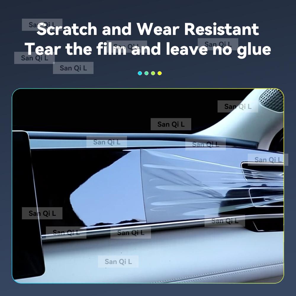 Protective Interior Film Anti-scratch for CAOA CHERY TIGGO 5X PRO 2027 Car TPU Center Console Screen Accessories