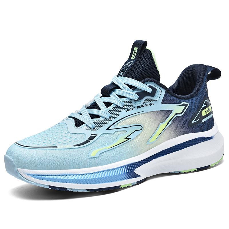 Autumn new carbon plate shock-absorbing non-slip sports shoes men's running shoes comfortable mesh lightweight breathable versatile casual shoes