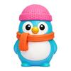 Cartoon Penguin Stress Relief Toy Knitted Hat Scarf Penguin Squeeze Toy Anti-anxiety Soft Stress Ball Animal Desk Toy
