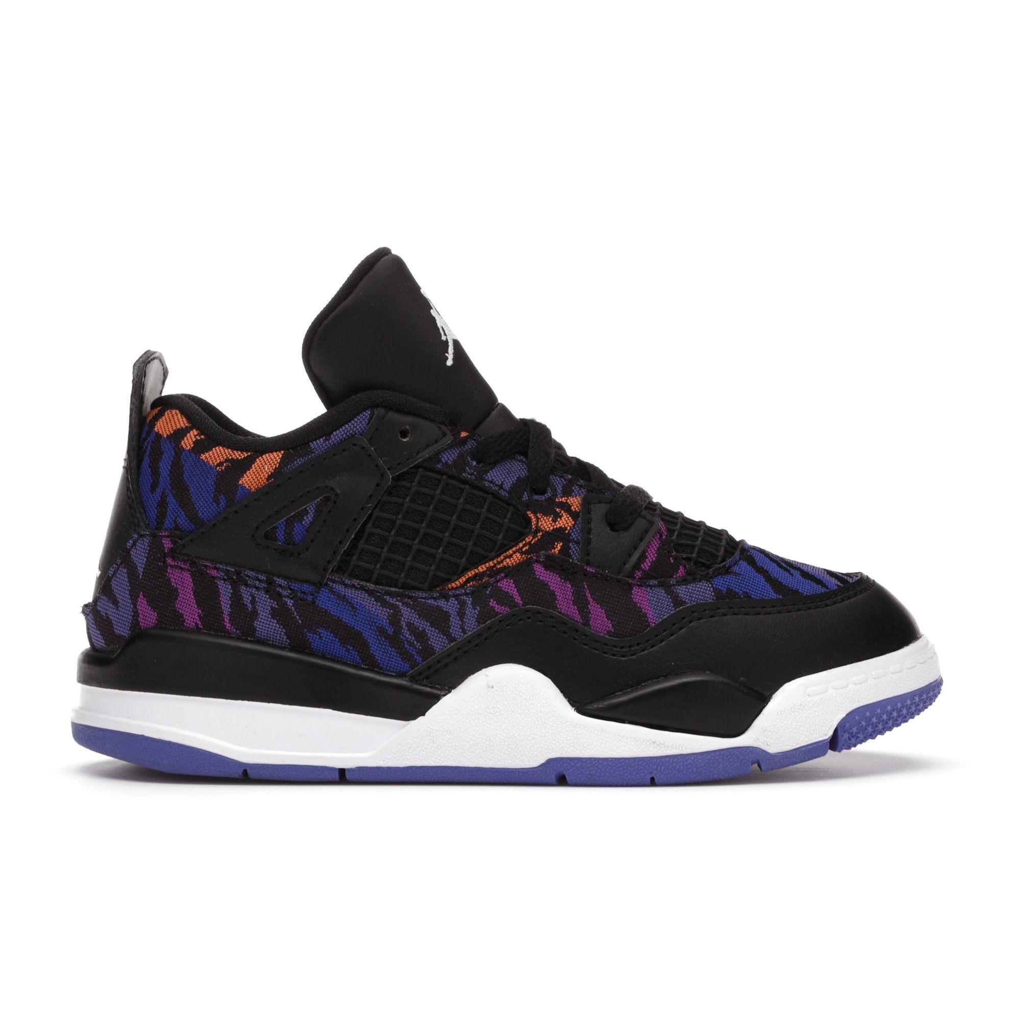 

Детские кроссовки Air Jordan 4 Retro SE GT Rush Violet Black White Racer-Blue BQ9041-005