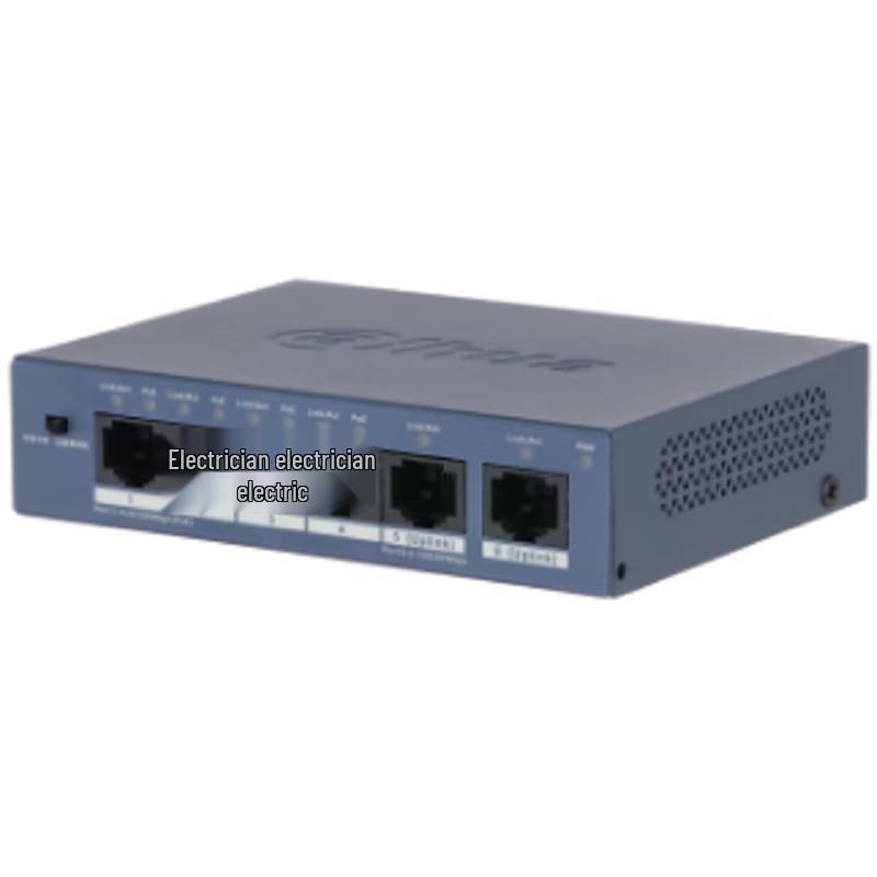 

Dahua 4-Port Layer 2 Unmanaged PoE Switch CN plug (adapter included)