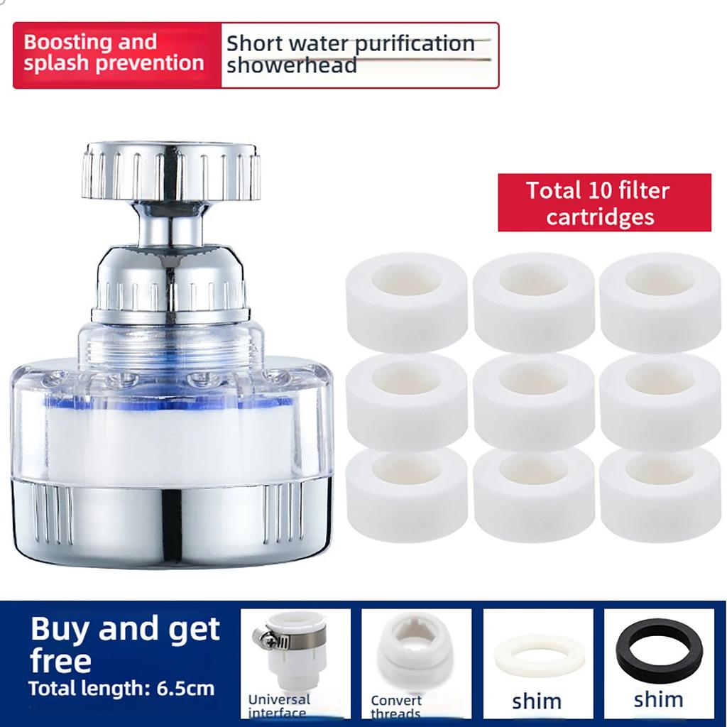 360 Degree Rotating Sink Filter Pressurized Faucet Aerator Extender Universal Bath Faucet Connector Bathroom Kitchen Accessories