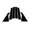 Car B Pillar Post Trims Glossy Black Window Pillar Protection Stickers for Chevrolet Impala 2014-2020