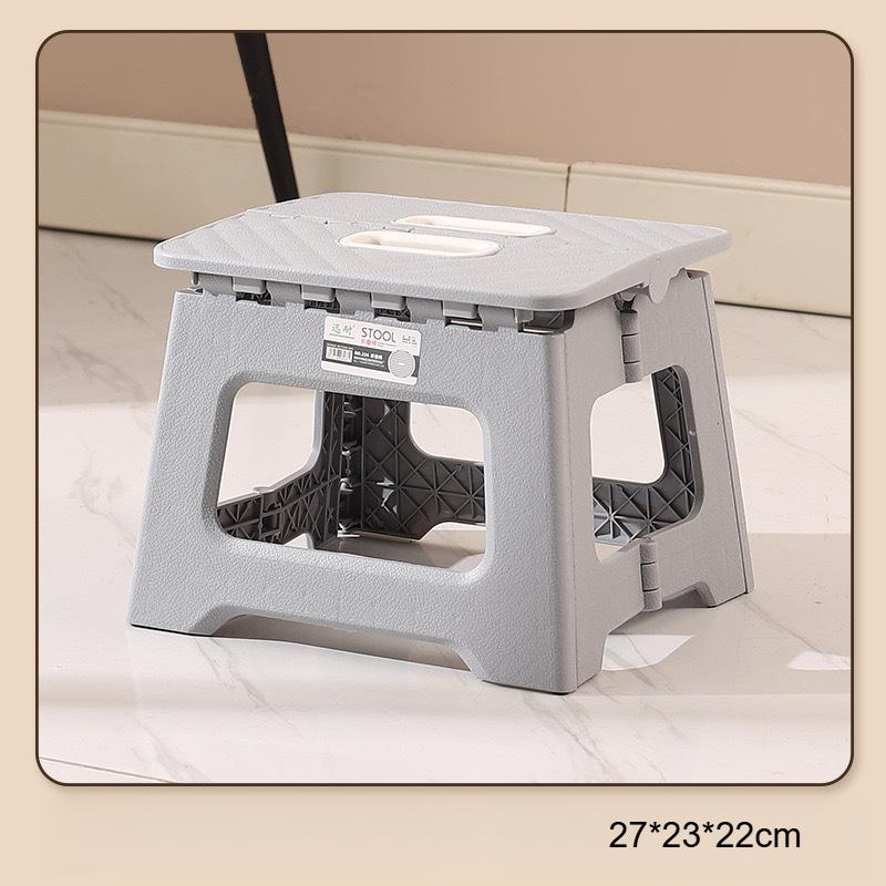 Portable Folding Stool for Outdoor Activities - Thickened Plastic, Lightweight Design