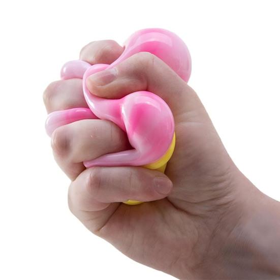 Eistüten-Quetschspielzeug Simuliertes Eis-Fidget-Spielzeug Tragbar Reise Stressabbau Weicher Dehnbarer Sensorischer Stressball